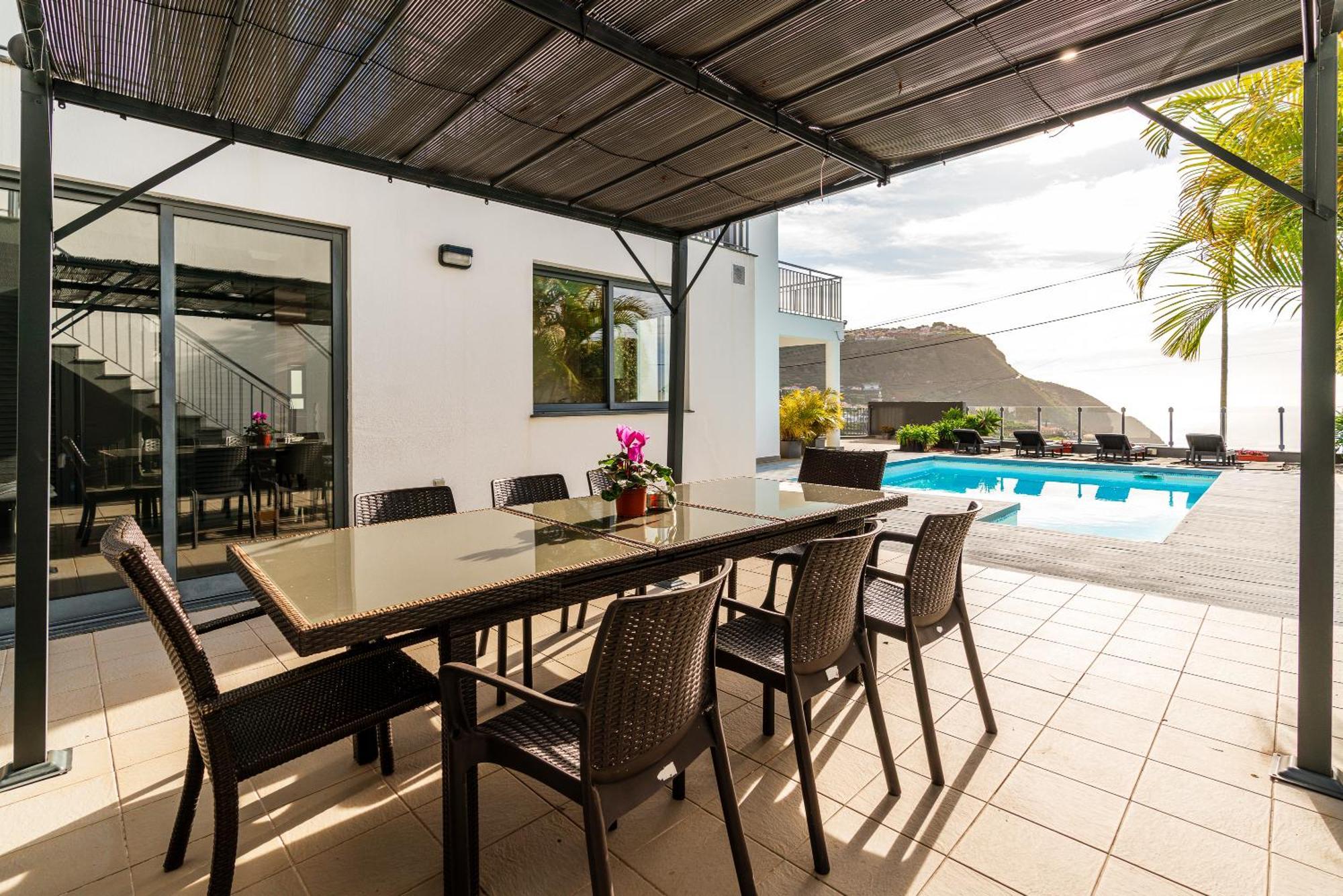 Villa Nunes, Big Holiday House With Private Pool Calheta  Exterior foto